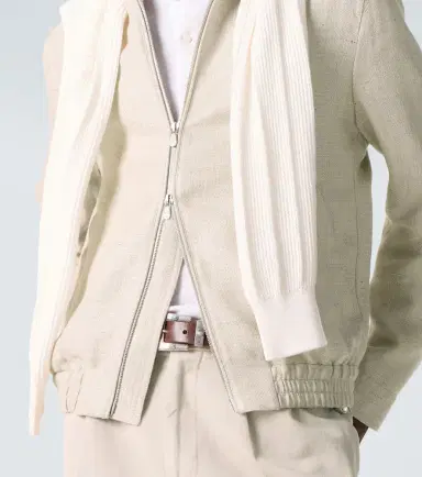 Brunello Cucinelli Silk, linen, and wool jacket | Thumbnail 7