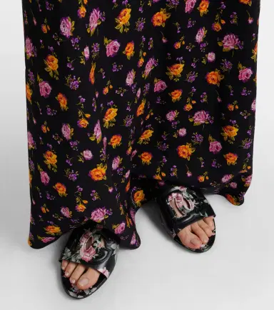 Dolce & Gabbana DG floral leather slides | Thumbnail 6
