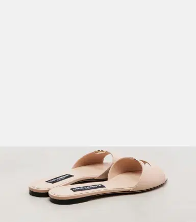 Dolce & Gabbana DG leather slides | Thumbnail 2