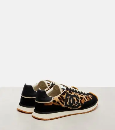 Dolce & Gabbana DG Cushion calf hair and suede sneakers | Thumbnail 2