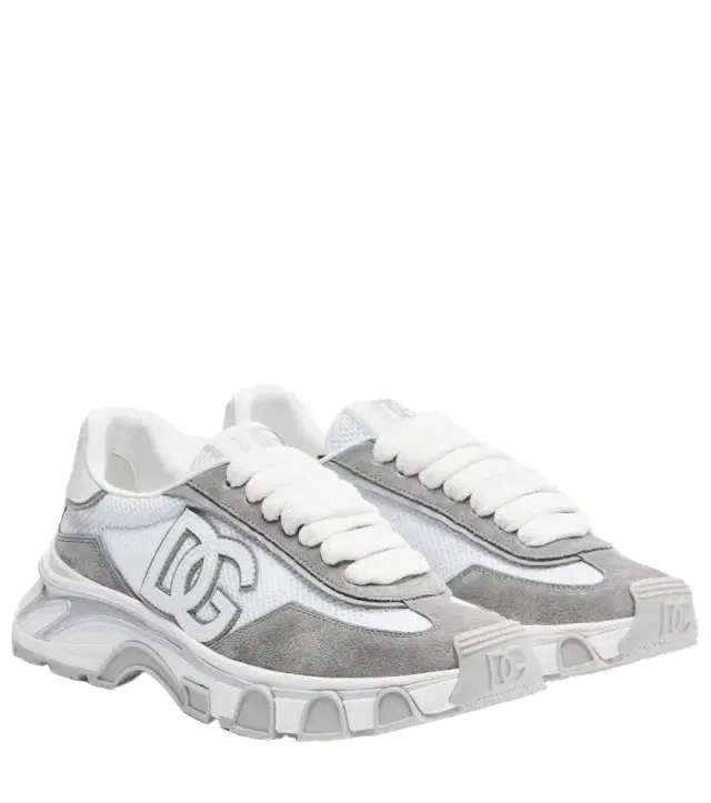 Dolce & Gabbana Runner suede-trimmed sneakers