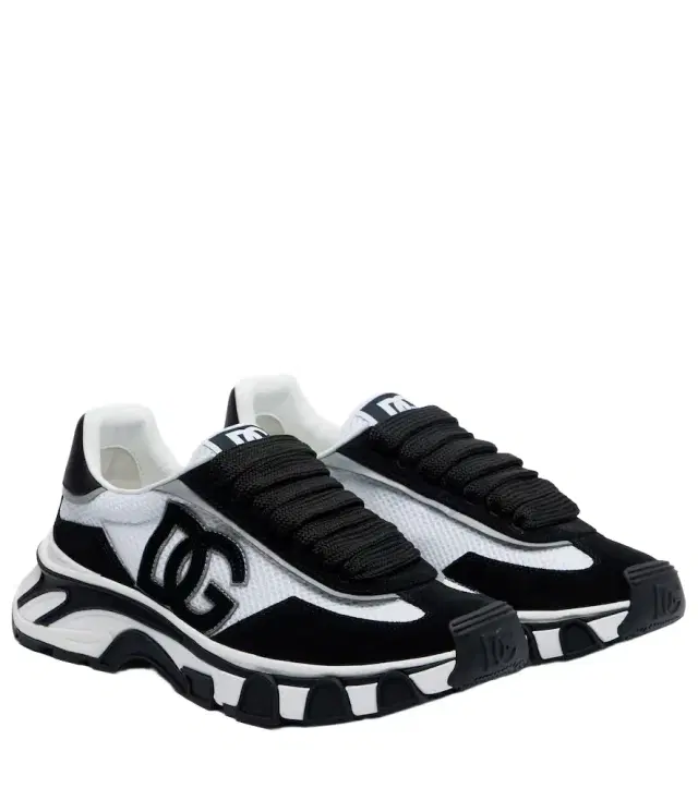 Dolce & Gabbana DG Country Road suede-trimmed sneakers