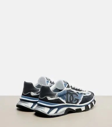 Dolce & Gabbana Runner distressed denim sneakers | Thumbnail 4 Dolce & Gabbana Runner distressed denim sneakers | Thumbnail 4