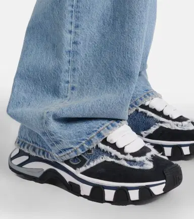 Dolce & Gabbana Runner distressed denim sneakers | Thumbnail 6 Dolce & Gabbana Runner distressed denim sneakers | Thumbnail 6