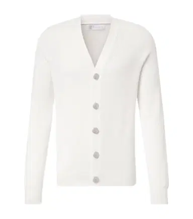 Brunello Cucinelli Ribbed-knit cotton cardigan | Thumbnail 1 Brunello Cucinelli Ribbed-knit cotton cardigan | Thumbnail 1