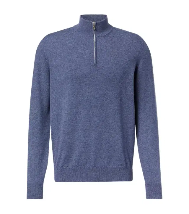 Brunello Cucinelli Cashmere half-zip sweater