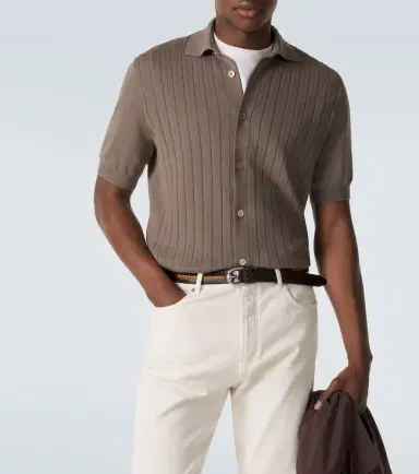Brunello Cucinelli Ribbed-knit cotton cardigan | Thumbnail 6