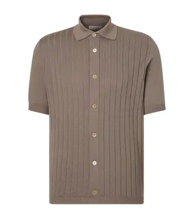 Brunello Cucinelli Ribbed-knit cotton cardigan | Thumbnail 1