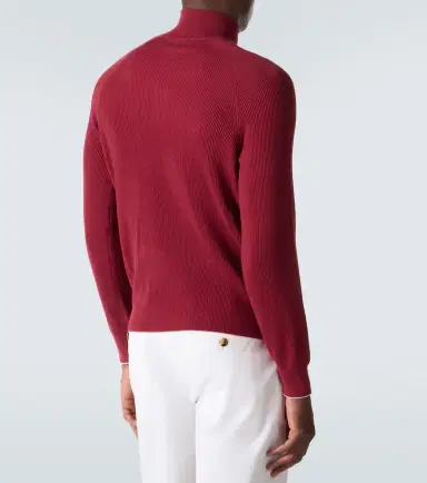 Brunello Cucinelli Ribbed-knit cotton sweater | Thumbnail 5 Brunello Cucinelli Ribbed-knit cotton sweater | Thumbnail 5
