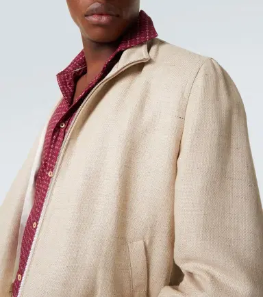 Brunello Cucinelli Printed cotton shirt | Thumbnail 7
