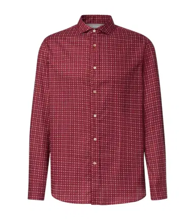 Brunello Cucinelli Printed cotton shirt | Thumbnail 1