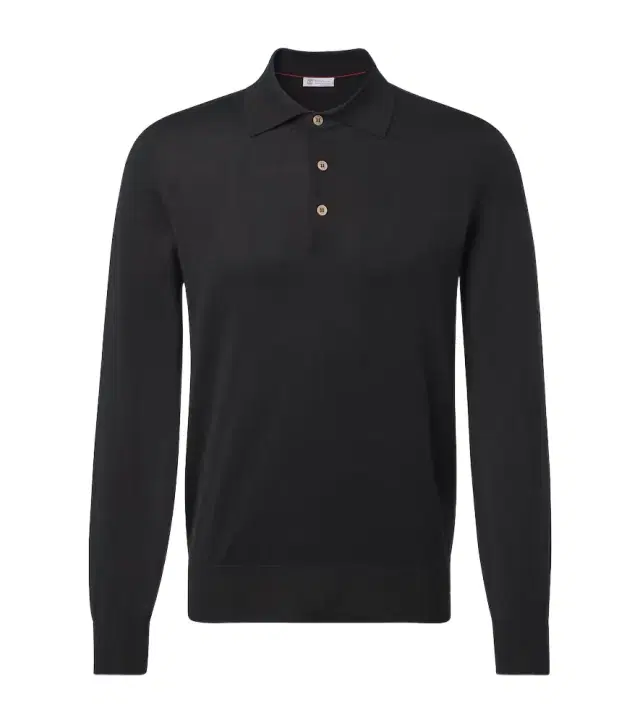 Cotton polo sweater Cotton polo sweater