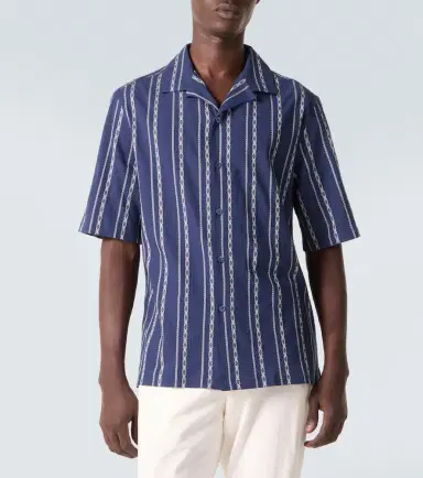 Brunello Cucinelli Printed cotton bowling shirt | Thumbnail 2 Brunello Cucinelli Printed cotton bowling shirt | Thumbnail 2