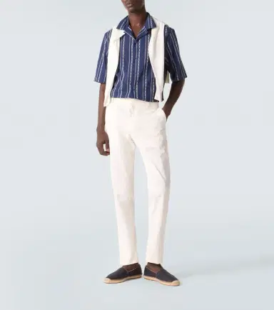 Brunello Cucinelli Printed cotton bowling shirt | Thumbnail 3 Brunello Cucinelli Printed cotton bowling shirt | Thumbnail 3