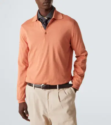 Brunello Cucinelli Cotton polo sweater | Thumbnail 6