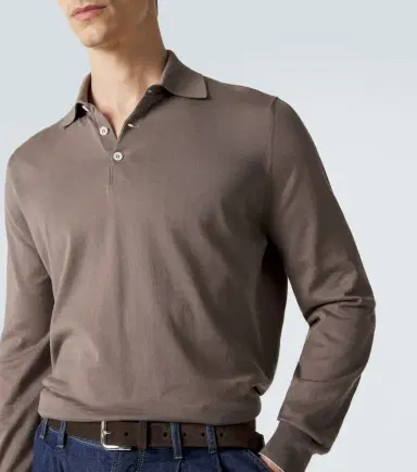 Brunello Cucinelli Cotton polo shirt | Thumbnail 5