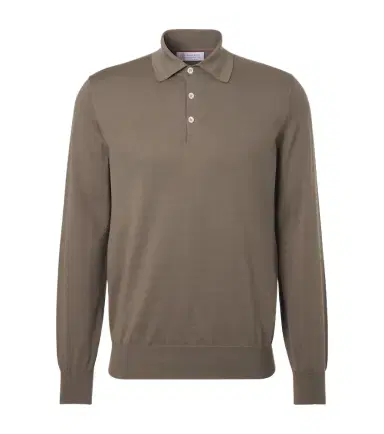 Brunello Cucinelli Cotton polo shirt | Thumbnail 1