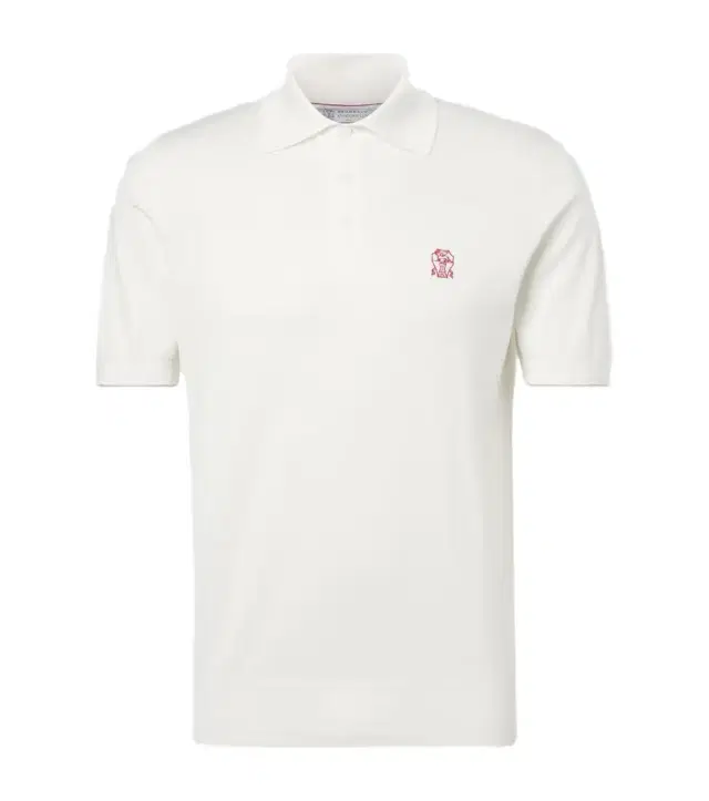 Brunello Cucinelli Embroidered cotton piqué polo shirt