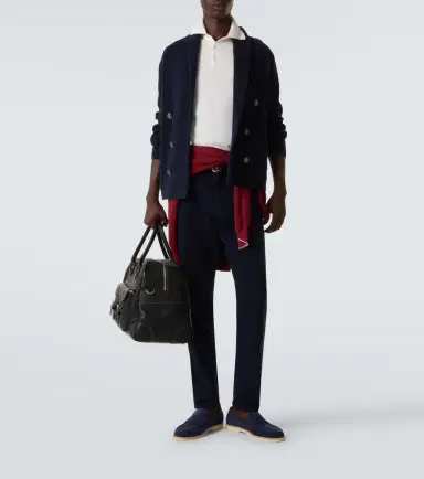 Brunello Cucinelli Cotton piqué polo shirt | Thumbnail 4