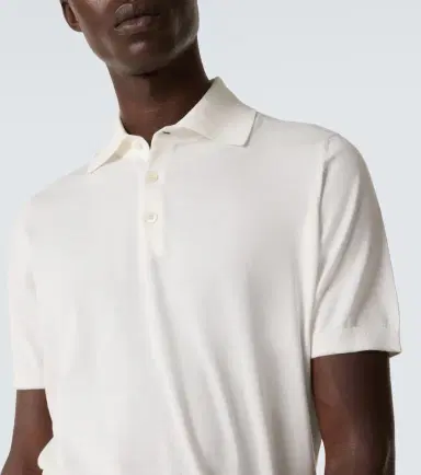Brunello Cucinelli Cotton piqué polo shirt | Thumbnail 5