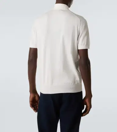 Brunello Cucinelli Cotton piqué polo shirt | Thumbnail 6