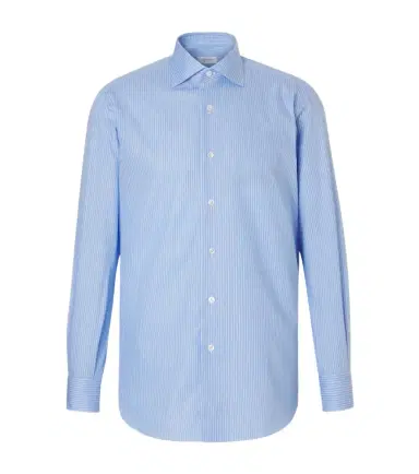 Brioni Striped cotton poplin shirt | Thumbnail 1 Brioni Striped cotton poplin shirt | Thumbnail 1
