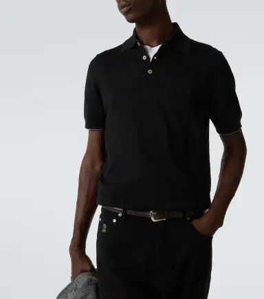 Brunello Cucinelli Cotton piqué polo shirt | Thumbnail 5 Brunello Cucinelli Cotton piqué polo shirt | Thumbnail 5