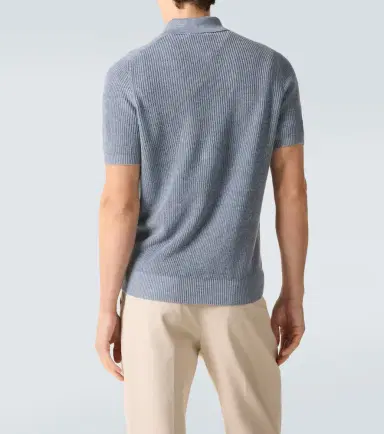 Brunello Cucinelli Linen and cotton polo shirt | Thumbnail 4 Brunello Cucinelli Linen and cotton polo shirt | Thumbnail 4