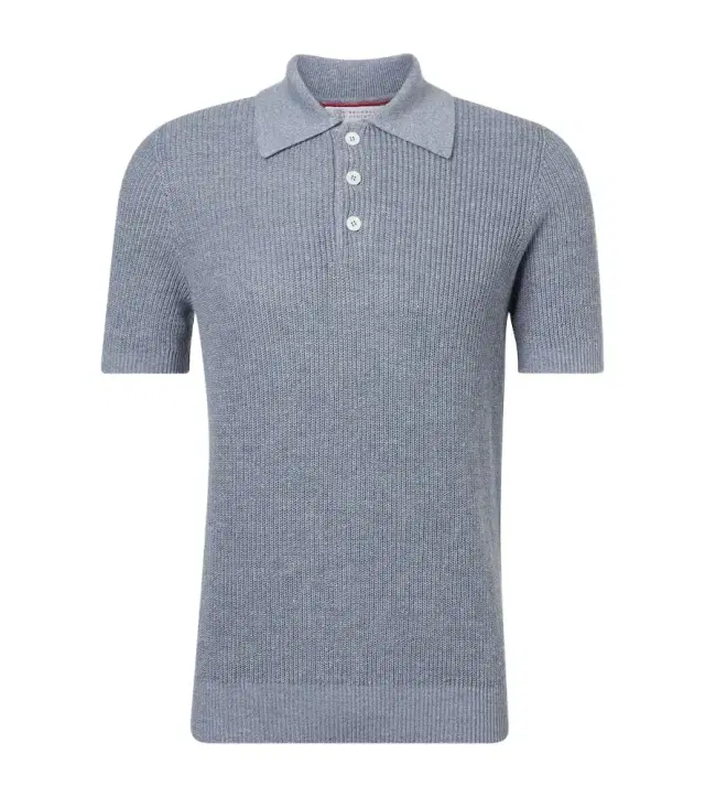 Linen and cotton polo shirt Linen and cotton polo shirt
