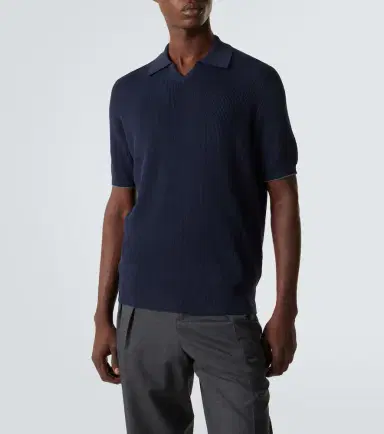 Brunello Cucinelli Cotton polo shirt | Thumbnail 3