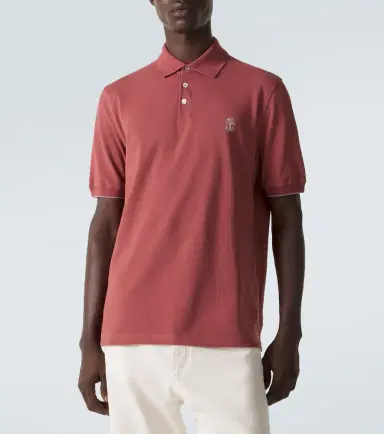 Brunello Cucinelli Logo cotton piqué polo shirt | Thumbnail 2 Brunello Cucinelli Logo cotton piqué polo shirt | Thumbnail 2