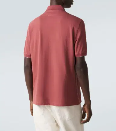 Brunello Cucinelli Logo cotton piqué polo shirt | Thumbnail 3 Brunello Cucinelli Logo cotton piqué polo shirt | Thumbnail 3