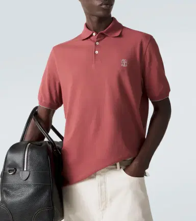 Brunello Cucinelli Logo cotton piqué polo shirt | Thumbnail 5 Brunello Cucinelli Logo cotton piqué polo shirt | Thumbnail 5