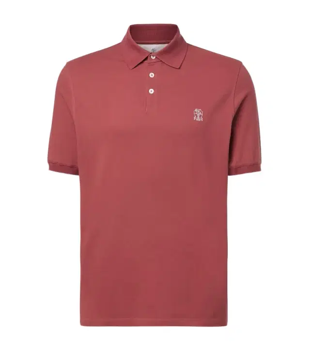 Logo cotton piqué polo shirt