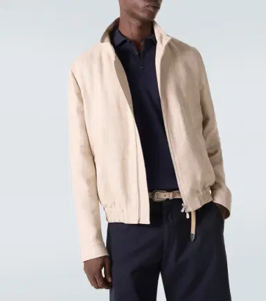 Brunello Cucinelli Embroidered cotton piqué polo shirt | Thumbnail 3