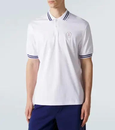 Brunello Cucinelli Technical cotton polo shirt | Thumbnail 3