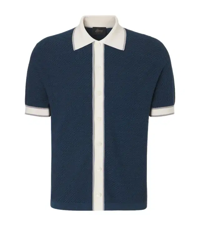 Brioni Linen, cotton, and silk shirt
