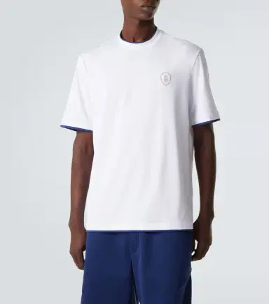 Brunello Cucinelli Logo cotton jersey T-shirt | Thumbnail 2