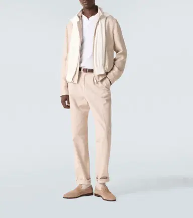 Brunello Cucinelli Cotton and silk Henley shirt | Thumbnail 2