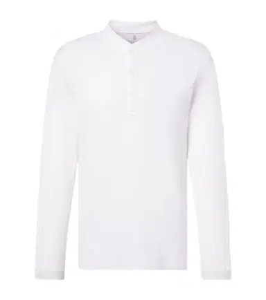 Brunello Cucinelli Cotton and silk Henley shirt | Thumbnail 1