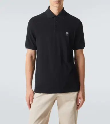 Brunello Cucinelli Logo cotton polo shirt | Thumbnail 2 Brunello Cucinelli Logo cotton polo shirt | Thumbnail 2