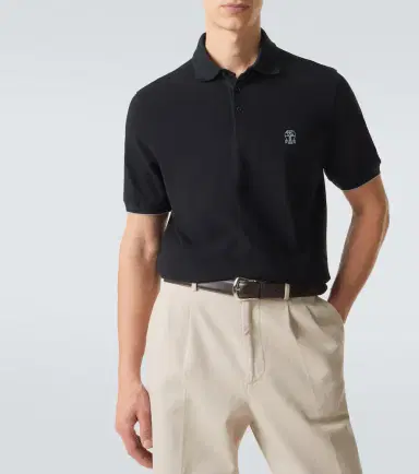 Brunello Cucinelli Logo cotton polo shirt | Thumbnail 5 Brunello Cucinelli Logo cotton polo shirt | Thumbnail 5