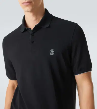 Brunello Cucinelli Logo cotton polo shirt | Thumbnail 6 Brunello Cucinelli Logo cotton polo shirt | Thumbnail 6