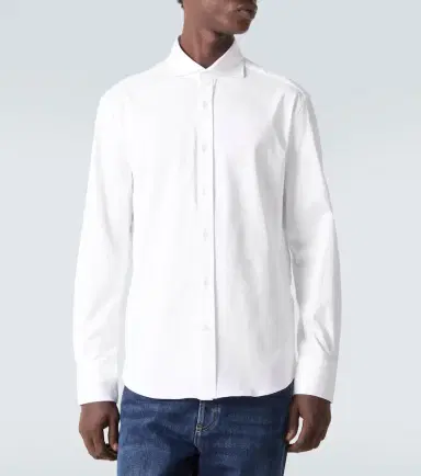Brunello Cucinelli Cotton poplin shirt | Thumbnail 2