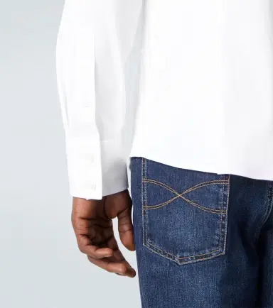 Brunello Cucinelli Cotton poplin shirt | Thumbnail 3