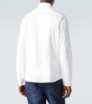 Brunello Cucinelli Cotton poplin shirt | Thumbnail 5
