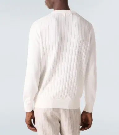 Brunello Cucinelli Ribbed-knit cotton sweater | Thumbnail 5