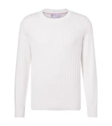 Brunello Cucinelli Ribbed-knit cotton sweater | Thumbnail 1