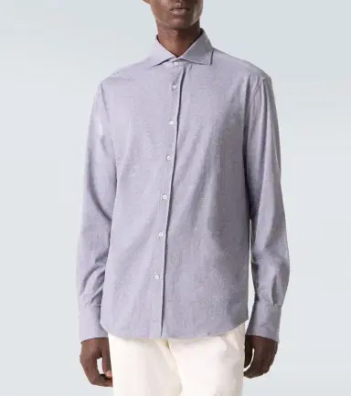 Brunello Cucinelli Cotton poplin shirt | Thumbnail 5
