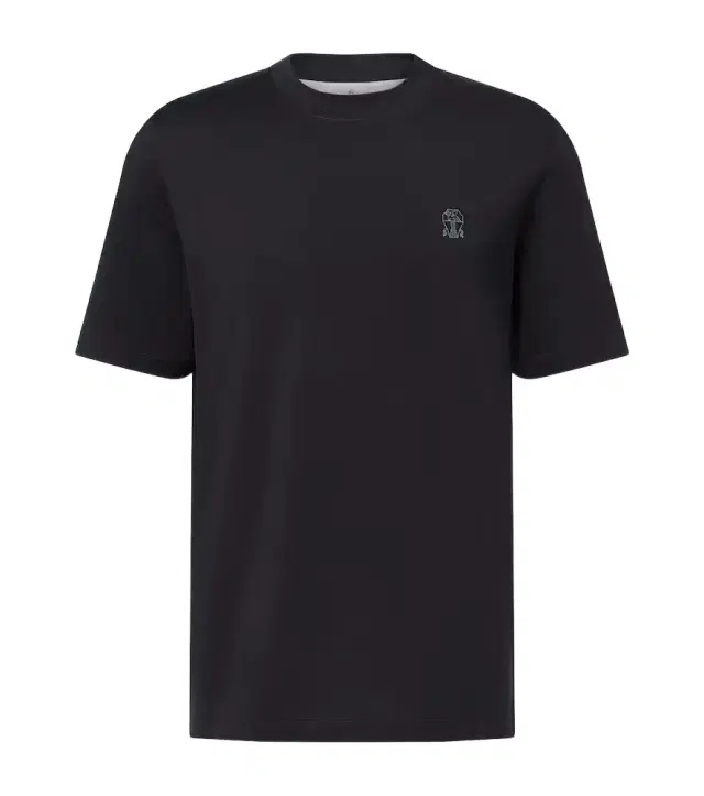 Printed cotton jersey T-shirt